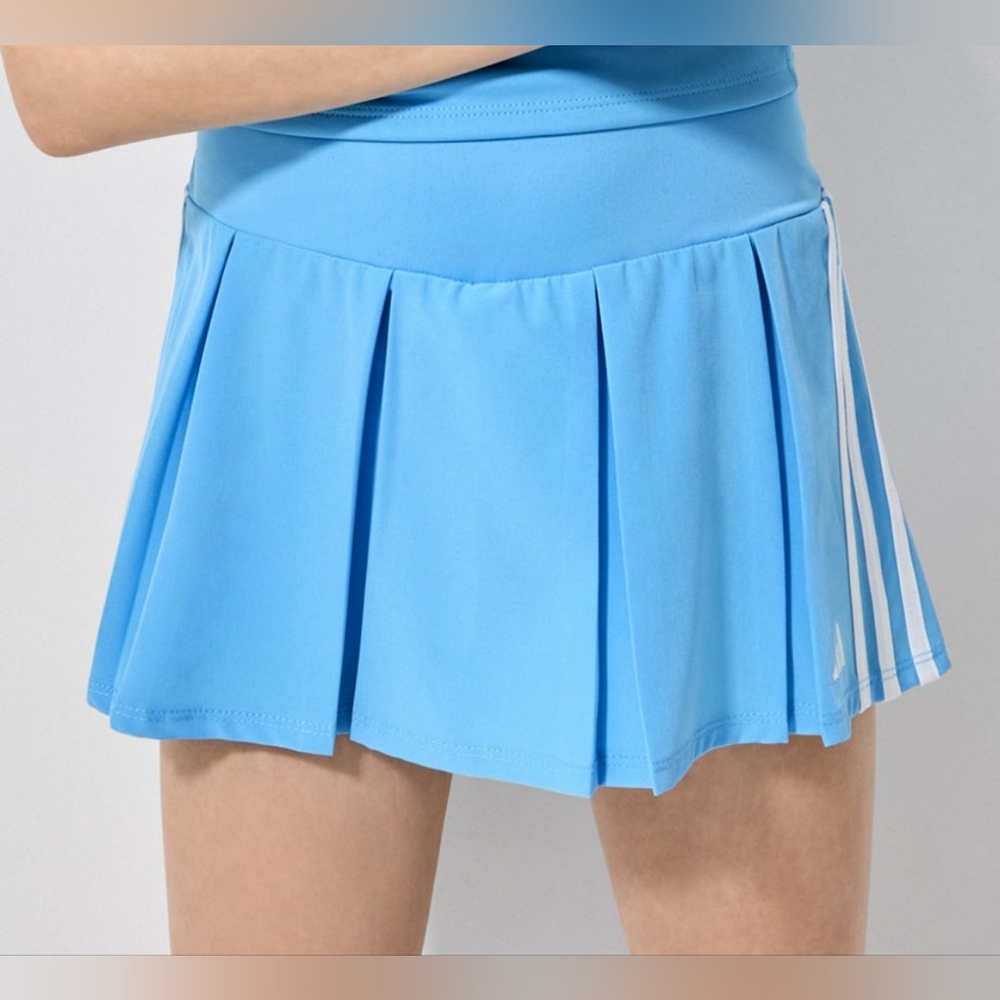Adidas Big Kids Girls Skort Sz L/14 Lt Blue
